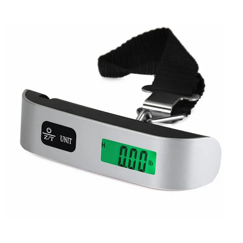 50kg/110lb Digital Luggage Scale 40Kg*10g Hanging Scale With Backlight Electronic Portable Suitcase Travel Weighs Hanging Scales
