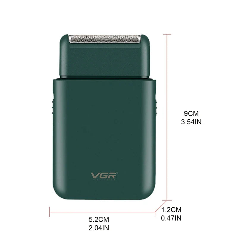 Electric Razor for Men Washable USB Rechargeable Cordless Foil Shaver with Pop-Up Beard Trimmer Multifunction Portable Travel