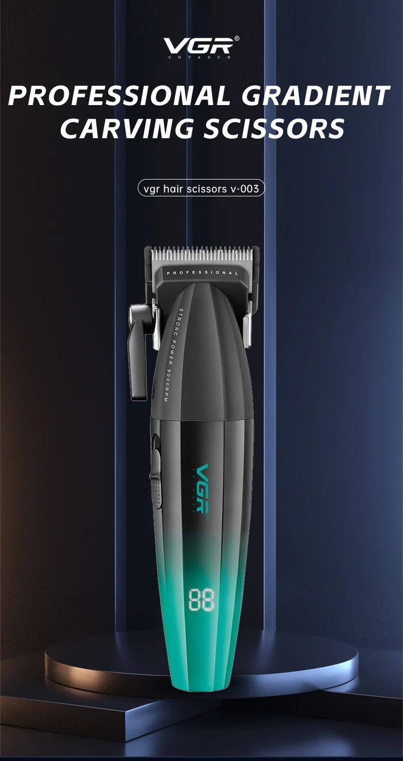 VGR 003 Clipper 906 Hair Cutting Machine High Quality 308 Hair Clipper Professional Set Vgr 003 9000 Rpm 45