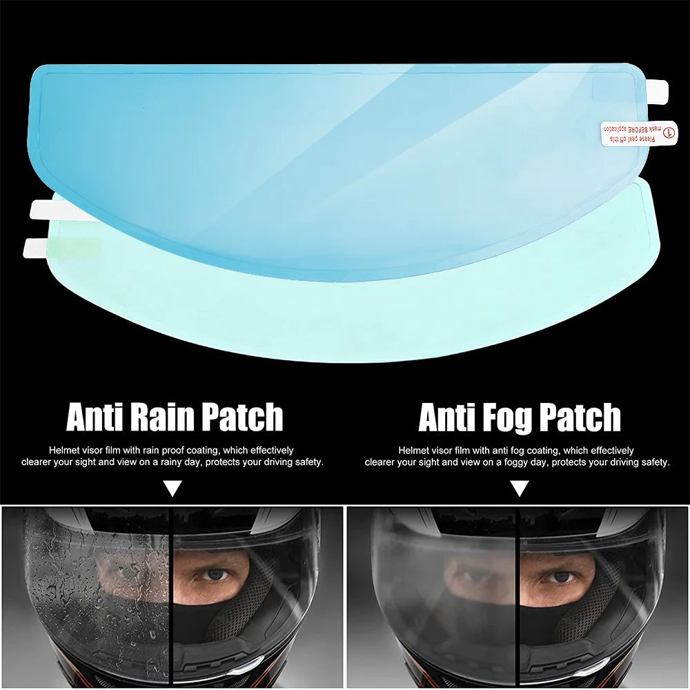 Motorcycle Helmet Rainproof Anti-fog Film Durable Nano For Helmet Motorcycle Full Face Pinlock Axxis Helmet