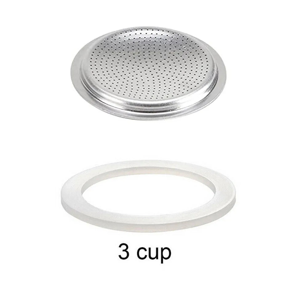 Coffee Rubber Ring Gasket Set Flexible Washer Gasket Ring Replacenent For Cups Moka Pot Espresso Coffee Makers Parts