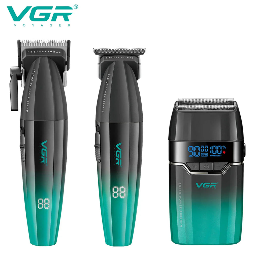 VGR 003 Clipper 906 Hair Cutting Machine High Quality 308 Hair Clipper Professional Set Vgr 003 9000 Rpm 45