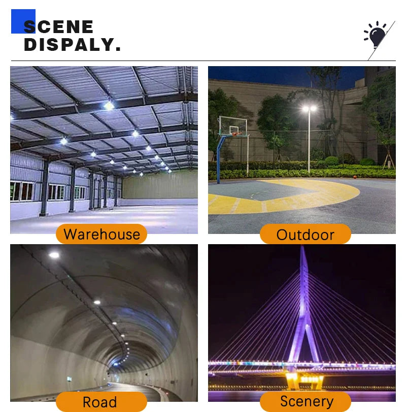 LED Solar Floodlight Outdoor IP66 Waterproof USB Rechargeable Magnet Strong Light Portable Camping Tent Fishing Light Work Light