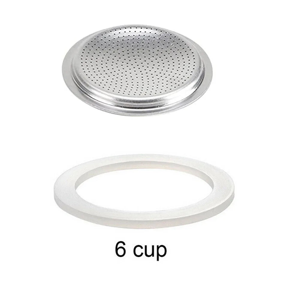 Coffee Rubber Ring Gasket Set Flexible Washer Gasket Ring Replacenent For Cups Moka Pot Espresso Coffee Makers Parts