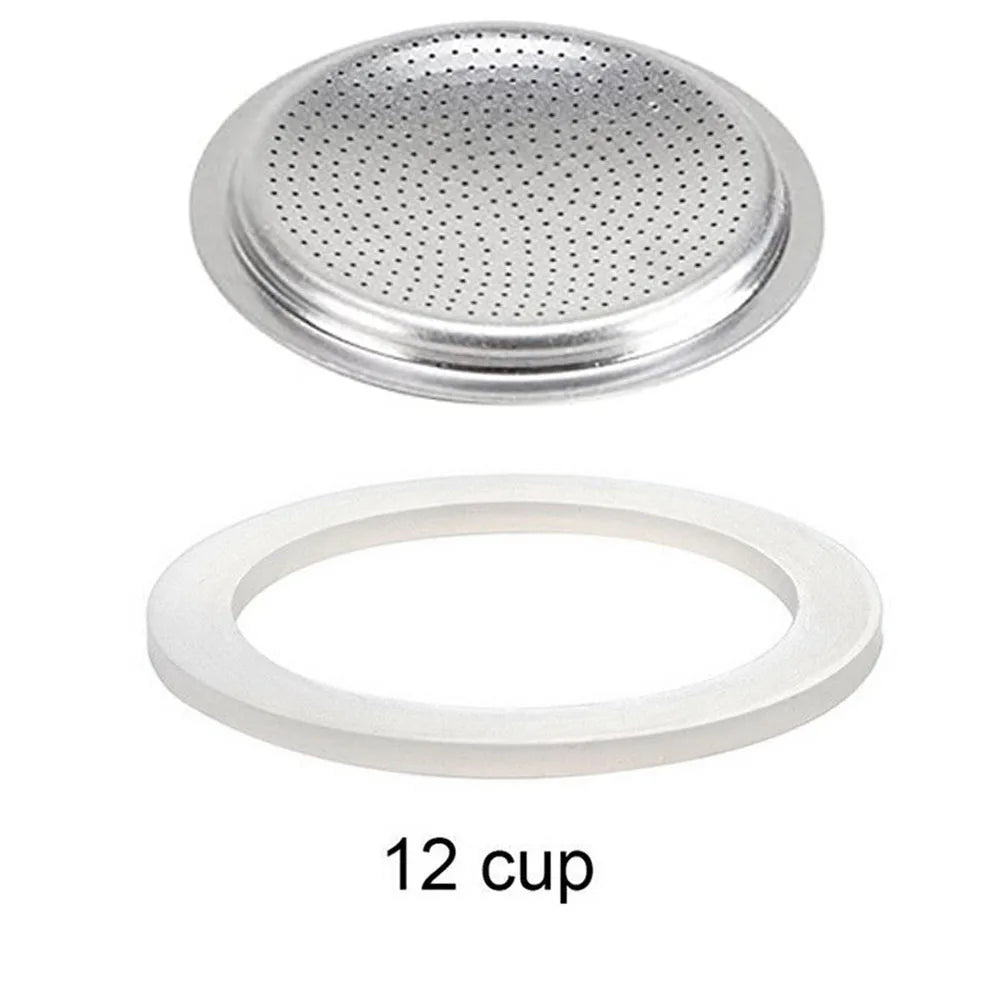 Coffee Rubber Ring Gasket Set Flexible Washer Gasket Ring Replacenent For Cups Moka Pot Espresso Coffee Makers Parts