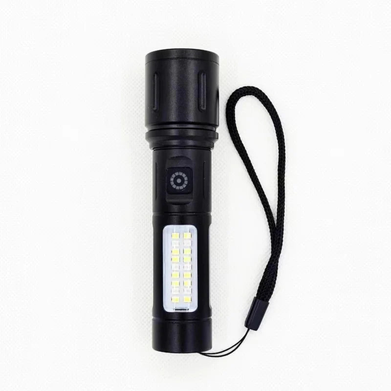 White Laser Long-Range Flashlight Aluminum Alloy High-Intensity Zoom Lighting Torch Multi-Functional Work Light