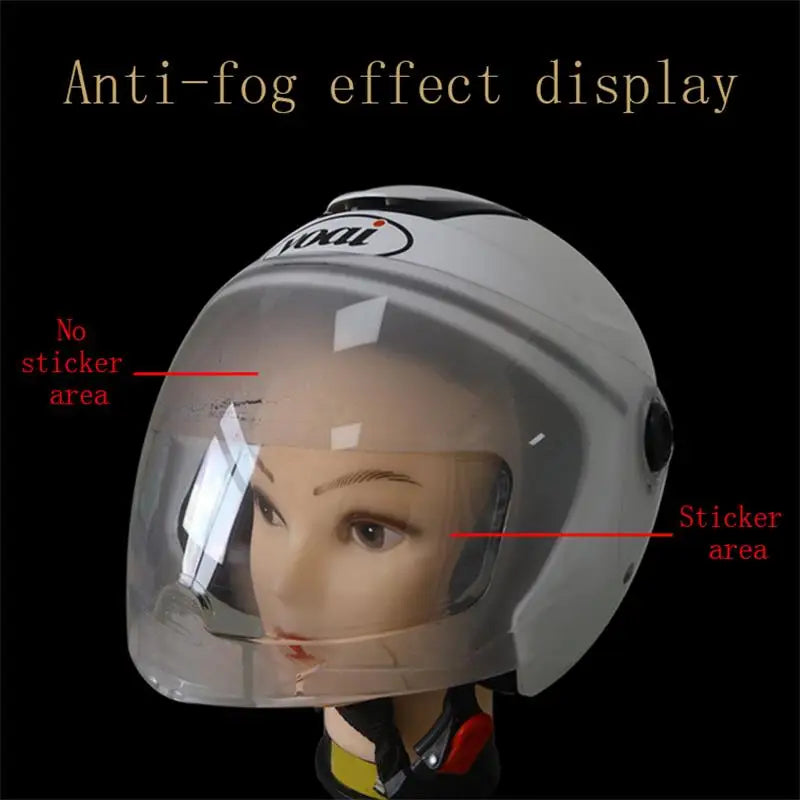 Motorcycle Helmet Rainproof Anti-fog Film Durable Nano For Helmet Motorcycle Full Face Pinlock Axxis Helmet