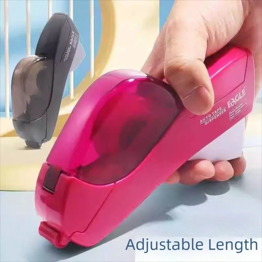 Portable 19mm Tape Cutter Automatic Sealing Packaging Mini Tape Machine Mini Automatic Tape Dispenser Office Use