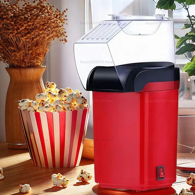 Mini popcorn machine, small electric household equipment for children, fully automatic popcorn machine fast heating and delivery