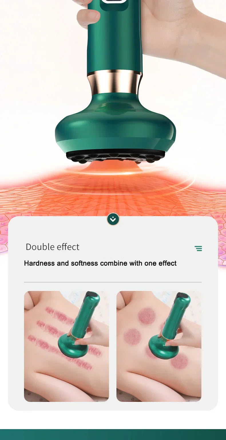 Electric multi-functional heating meridian dredging and absorbing device intelligent negative pressure heat compressor