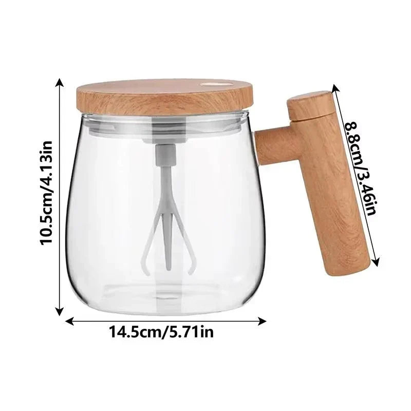 400ML Automatic Stirring Cup Rechargeable Portable Coffee Mug Electric Stirring Rotating Magnetic Home Drinking Tools
